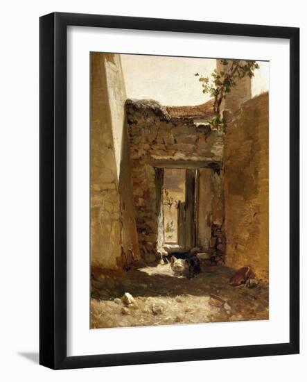 A Corral (Aragon), Ca. 1872-Carlos de Haes-Framed Giclee Print