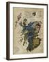 A Correct Outline of Scotland-Lilian Lancaster-Framed Giclee Print