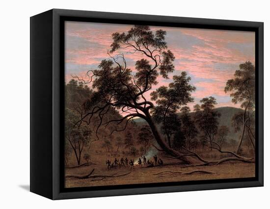A Corrobery of Natives in Mill's Plains, 1832-John Glover-Framed Stretched Canvas