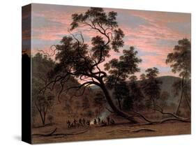A Corrobery of Natives in Mill's Plains, 1832-John Glover-Stretched Canvas