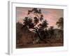 A Corrobery of Natives in Mill's Plains, 1832-John Glover-Framed Giclee Print