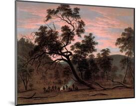 A Corrobery of Natives in Mill's Plains, 1832-John Glover-Mounted Giclee Print