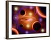 A Cosmic Place Where Time and Space Fuse into a Multitude of Possibilities-Stocktrek Images-Framed Photographic Print