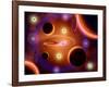 A Cosmic Place Where Time and Space Fuse into a Multitude of Possibilities-Stocktrek Images-Framed Photographic Print