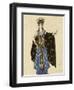 A Costume Design for 'Salome': Herodiade, (Pencil and Gouache, Heightened with Gold)-Leon Bakst-Framed Giclee Print