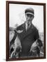 A Cotswolds Farmer Holds Two New-Born Lambs-Henry Grant-Framed Photographic Print