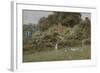 A Cottage at Farringford, Isle of Wight-Helen Allingham-Framed Giclee Print