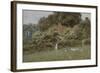 A Cottage at Farringford, Isle of Wight-Helen Allingham-Framed Giclee Print