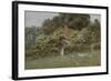 A Cottage at Farringford, Isle of Wight-Helen Allingham-Framed Giclee Print