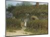 A Cottage at Freshwater, Isle of Wight (Watercolour and Bodycolour Heightened with Scratching Out)-Helen Allingham-Mounted Giclee Print