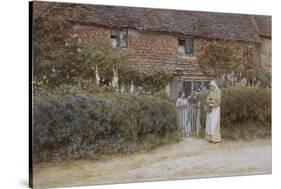 A Cottage at Haslemere-Helen Allingham-Stretched Canvas
