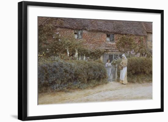 A Cottage at Haslemere-Helen Allingham-Framed Giclee Print