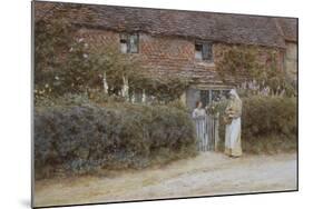 A Cottage at Haslemere-Helen Allingham-Mounted Giclee Print