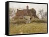 A Cottage at Pinner, Middlesex-Helen Allingham-Framed Stretched Canvas