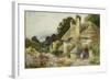 A Cottage at Selworthy, Near Minehead-Arthur Claude Strachan-Framed Giclee Print