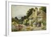 A Cottage at Selworthy, near Minehead-Arthur Claude Strachan-Framed Giclee Print