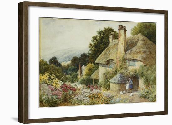 A Cottage at Selworthy, near Minehead-Arthur Claude Strachan-Framed Giclee Print