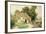 A Cottage by a Duck Pond-Arthur Claude Strachan-Framed Giclee Print