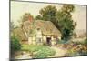 A Cottage by a Duck Pond-Arthur Claude Strachan-Mounted Giclee Print