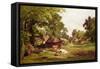 A Cottage Home in Surrey-Edward Henry Holder-Framed Stretched Canvas