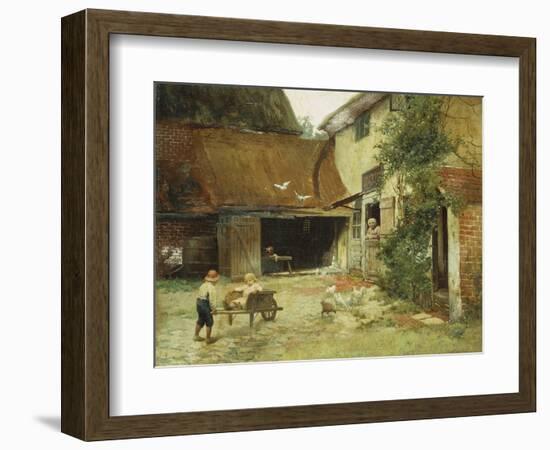 A Cottage in Brooklyn-James Wells Champney-Framed Giclee Print