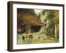 A Cottage in Brooklyn-James Wells Champney-Framed Giclee Print