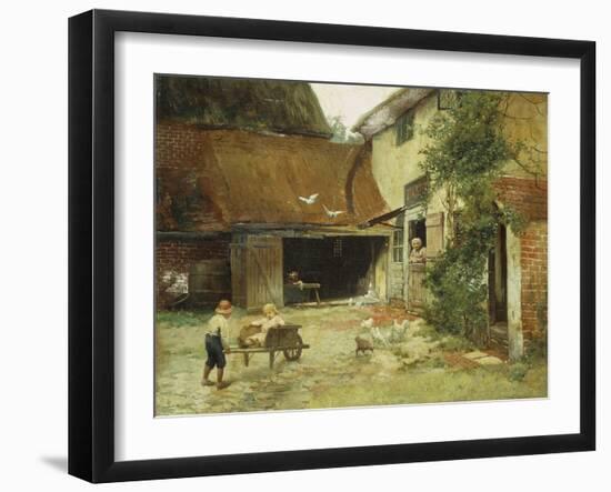 A Cottage in Brooklyn-James Wells Champney-Framed Giclee Print
