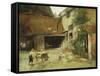 A Cottage in Brooklyn-James Wells Champney-Framed Stretched Canvas