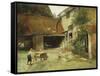 A Cottage in Brooklyn-James Wells Champney-Framed Stretched Canvas