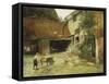 A Cottage in Brooklyn-James Wells Champney-Framed Stretched Canvas