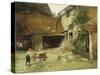 A Cottage in Brooklyn-James Wells Champney-Stretched Canvas