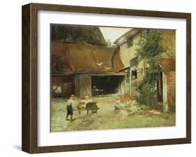 A Cottage in Brooklyn-James Wells Champney-Framed Giclee Print