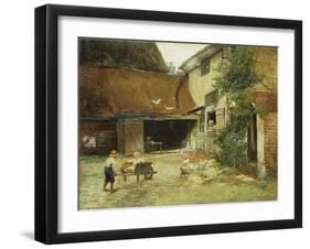 A Cottage in Brooklyn-James Wells Champney-Framed Giclee Print