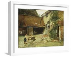 A Cottage in Brooklyn-James Wells Champney-Framed Giclee Print