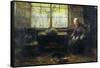 A Cottage Interior-Jozef Israels-Framed Stretched Canvas