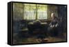 A Cottage Interior-Jozef Israels-Framed Stretched Canvas