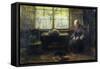 A Cottage Interior-Jozef Israels-Framed Stretched Canvas