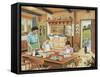 A Cottage Kitchen-Trevor Mitchell-Framed Stretched Canvas