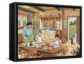 A Cottage Kitchen-Trevor Mitchell-Framed Stretched Canvas