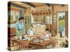 A Cottage Kitchen-Trevor Mitchell-Stretched Canvas