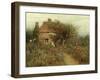 A Cottage Near Brook, Witley, Surrey-Helen Allingham-Framed Premium Giclee Print