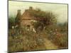 A Cottage Near Brook, Witley, Surrey-Helen Allingham-Mounted Premium Giclee Print