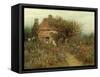 A Cottage Near Brook, Witley, Surrey-Helen Allingham-Framed Stretched Canvas