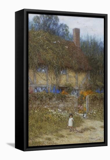 A Cottage Near Godalming, Surrey-Helen Allingham-Framed Stretched Canvas
