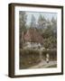 A Cottage Near Haslemere-Helen Allingham-Framed Giclee Print