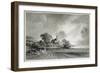 A Cottage Near the Shore of a Lake-John Baptist Malchair-Framed Giclee Print