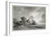 A Cottage Near the Shore of a Lake-John Baptist Malchair-Framed Giclee Print