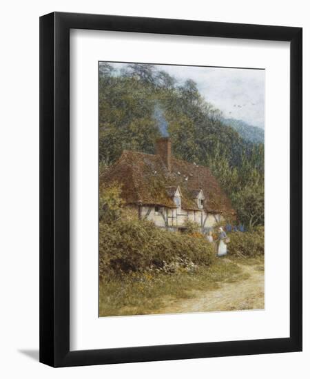 A Cottage Near Witley, Surrey-Helen Allingham-Framed Giclee Print