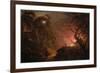 A Cottage on Fire at Night, c.1785-93-Joseph Wright Of Derby-Framed Giclee Print