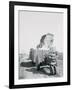 A Cotton Picker Unloading its Contents into a Truck-null-Framed Photographic Print